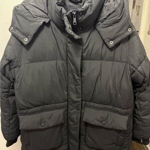 Women's Black Puffer Jacket
